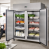 Armoire Réfrigérée Positive 1400 L Inox GN 2/1 – 2 Portas