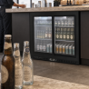 Bar Traseiro Refrigerado 212 L 2 Portas Deslizantes Preto