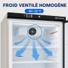 Armadura de Congelação Inox 510 L Ventilada -18/-22 °C
