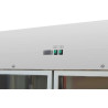 Armoire Refrigerada Positiva 1400 L 2 Portas de Vidro GN 2/1