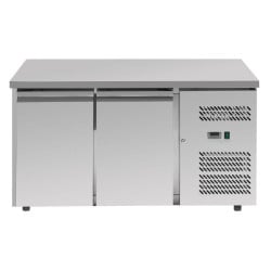 Mesa Refrigerada Positiva 2 Portas 228 L Ventilada Inox