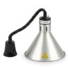 Lampe Chauffante Conique Argentée Dynasteel - Maintien des aliments chauds pour les professionnels de la restauration
