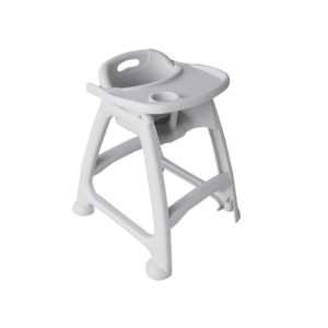 High Chair Gray Removable Tray