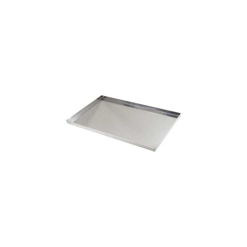 Straight Edge Pastry Plate in Stainless Steel Gobel