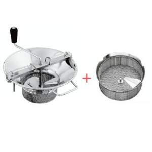 Pack Moulin à Légumes N°5 Inox - Grelha Ø 1 mm Tellier