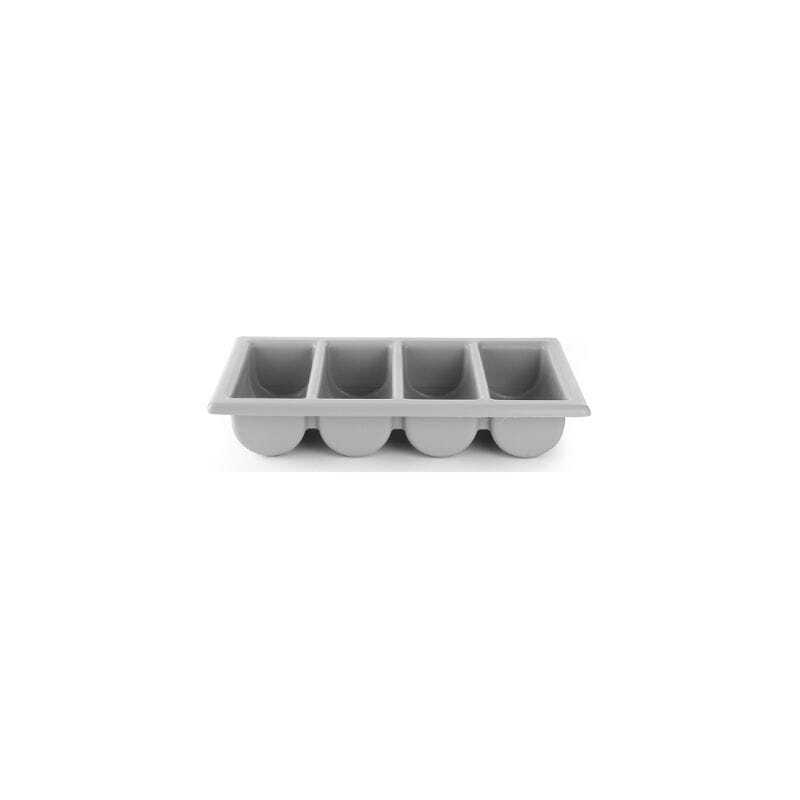Cutlery Tray Gray - 4 Compartments Hendi