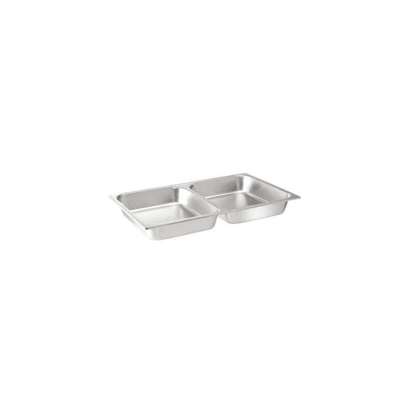 GN 1/1 tray for Chafing Dish with 2 compartments Hendi