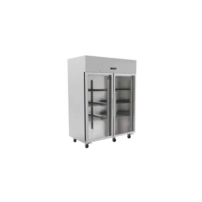 Armário Refrigerado Positivo 2 Portas de Vidro GN2/1 - 1400 L