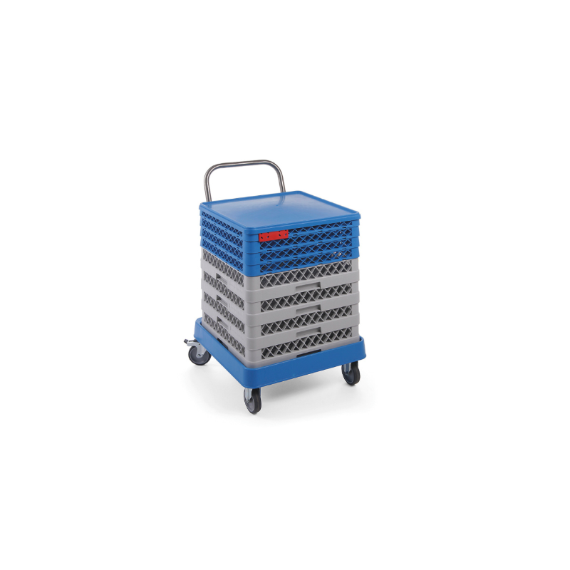 Washing Basket Trolley with Handle