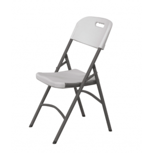 Cadeira Dobrável - Cinza Claro - HENDI