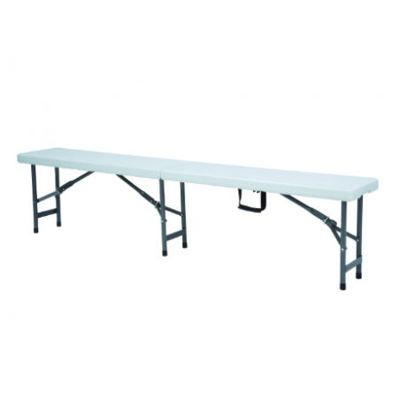 Banc Pliable Blanc - HENDI