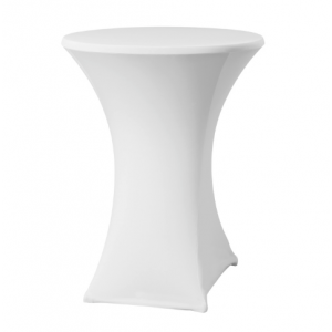 White cover for high table 80-85 cm - HENDI