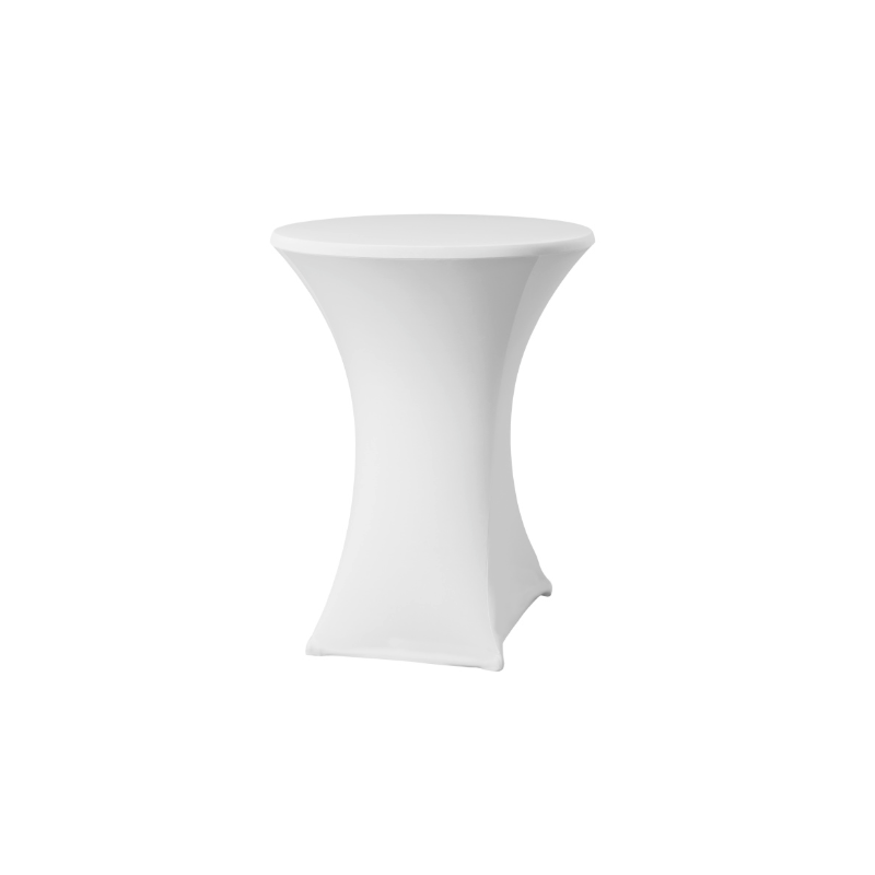 White cover for high table 80-85 cm - HENDI