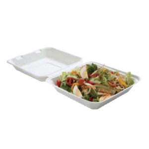 Lunch Box 1 Compartimento Quadrado - Lote de 50 - FourniResto