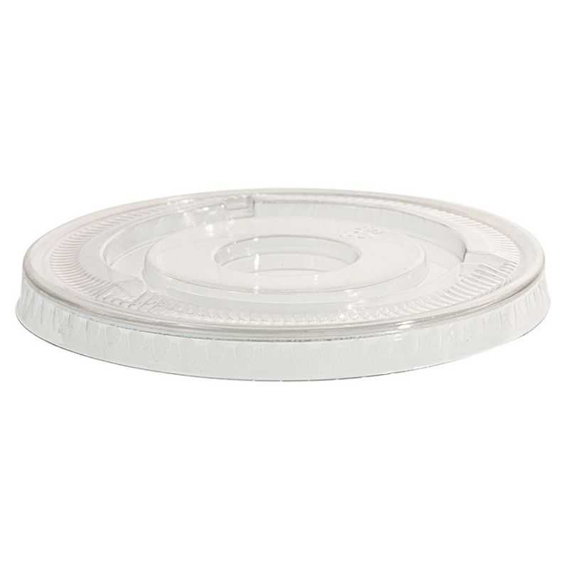 Tampa para Pote Transparente de Plástico - 270 ml - Conjunto de 50