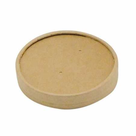 Tampa para Pote de Cartão de 240, 360 e 480 ml - Pacote com 50