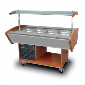 Buffet Refrigerado Central - 4 Cubas GN 1/1- RECONDICIONADO