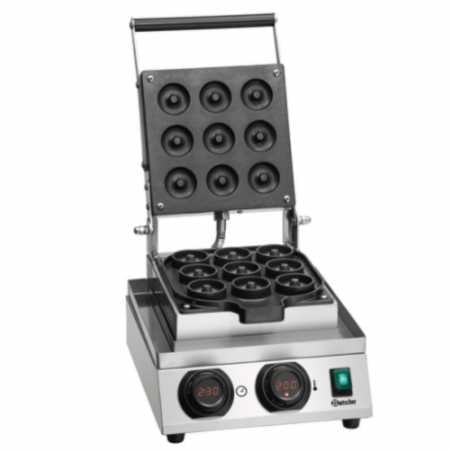 Máquina profissional de waffles para donuts