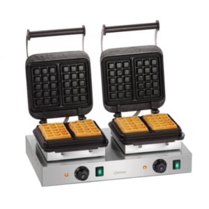 Máquina de Waffles Dupla Profissional - Waffles de Bruxelas - Bartscher