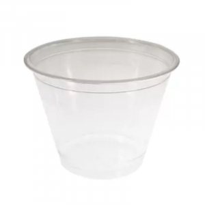 Pote Transparente de Plástico - 270 ml - Lote de 50