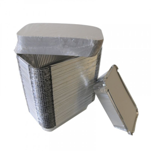 Bandeja de alumínio com tampa "Combi Pack" - 1500ml - Pacote com 100