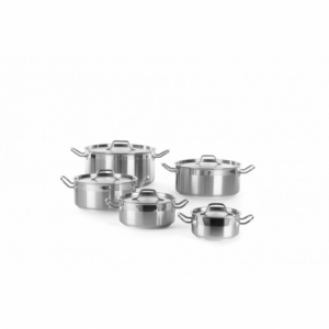 Faitout avec Couvercle Profi Line  20 cm - Marque HENDI - Fourniresto