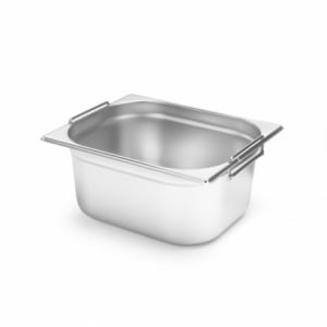 Bandeja gastronorm com alças Linha Econômica GN 1/2 - 12,5 L - A 200 mm