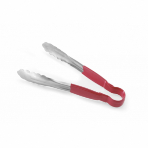 HACCP Red Service Tongs - L 250 mm