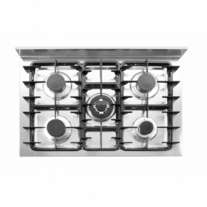 Gas stove - 5 burners with Electric Oven