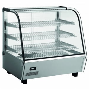 Heated Table Display Case - 3 Levels - 120 L