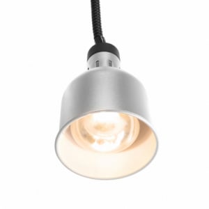 Lampe Aquecedora Prateada Cilíndrica Ajustável - HENDI