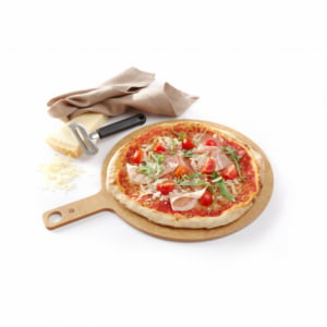 Tábua de pizza com alça - 254 mm de diâmetro