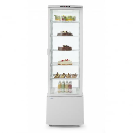 Vitrina refrigerada para bolos preta - 280 L