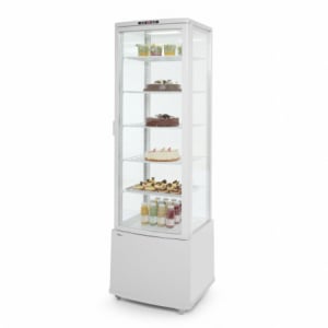 Vitrina refrigerada para bolos branca - 280 L