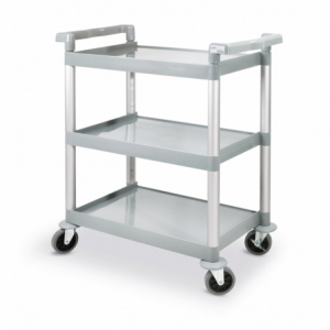 Polypropylene Service Cart - 3 Shelves