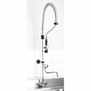 Faucet with sprayer