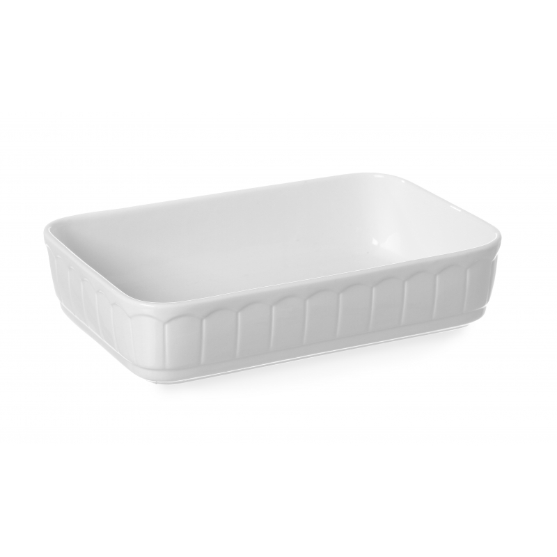 Tabuleiro retangular de porcelana para forno - 330 x 225 mm