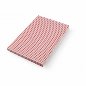 Paper Placemat with Checkered Pattern - 420 x 275 mm