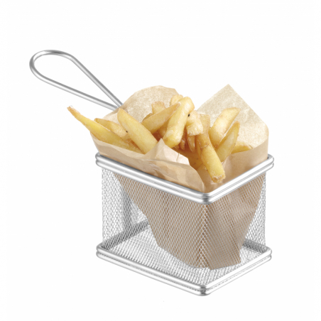 Cesto de Batatas Fritas em Miniatura - 255 x 135 mm