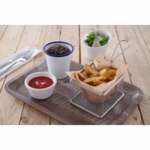 Cesto de Batatas Fritas em Miniatura - 255 x 135 mm