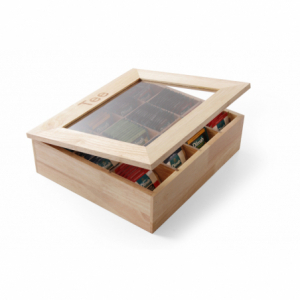 Wooden Tea Box - Brand HENDI