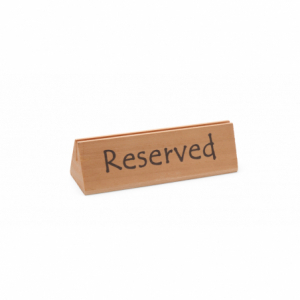 Reserved table easel - Brand HENDI - Fourniresto