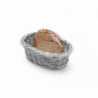 Black Oval Bread Basket - 190 x 120 mm