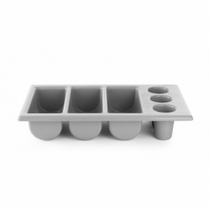 Cutlery Tray - 6 Compartments - Gray