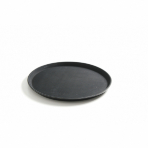 Round Polypropylene Tray - Black - 410 mm Diameter - Brand HENDI