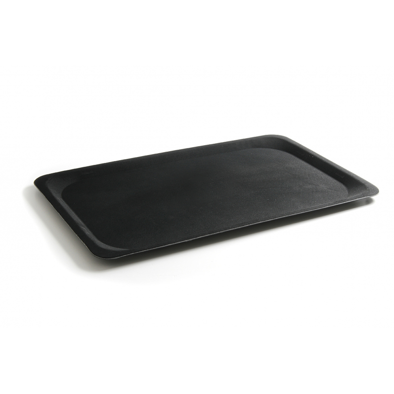 Plateau Rectangulaire en Fibre de Verre - Noir - 280 x 200 mm -  HENDI