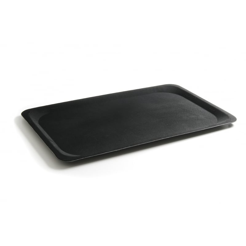 Rectangular Fiberglass Tray - Black - GN 1/1 - Brand HENDI