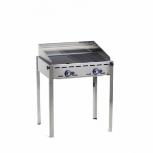 Professional Green Fire Gas Barbecue with 2 burners - Brand HENDI