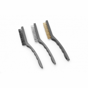Set of narrow metal brushes - 3 pieces - Brand HENDI - Fourniresto