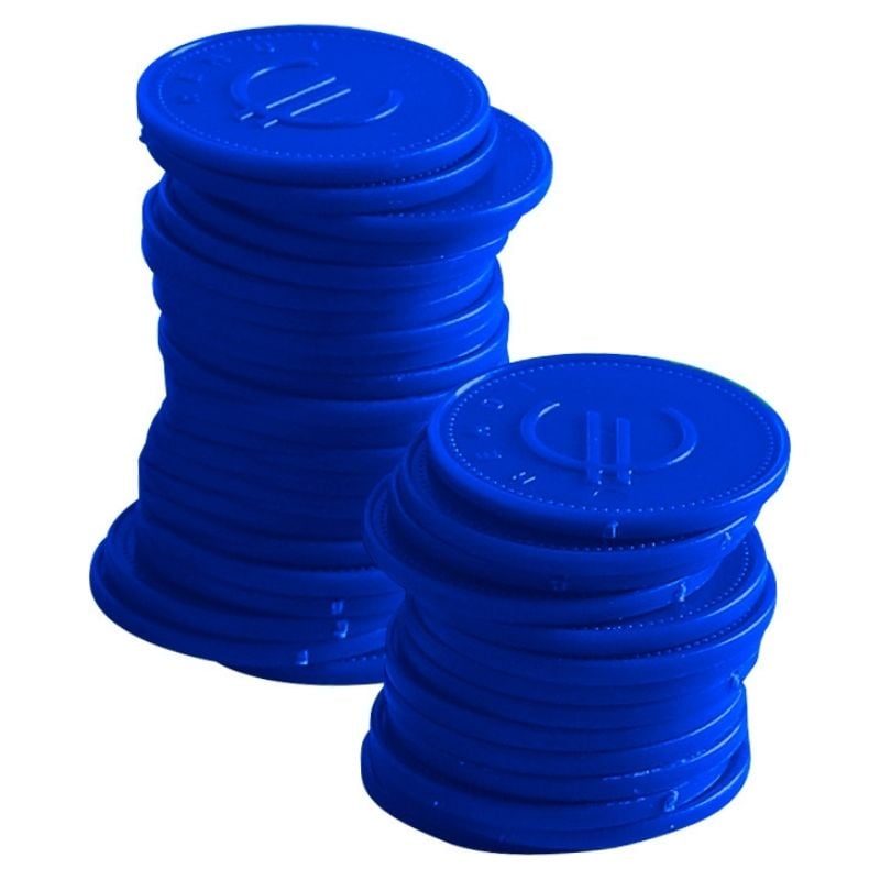 Jetons Bleus - Lot de 100